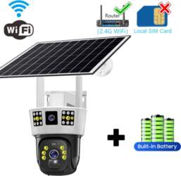 6K 12MP HD Solar Camera 4G