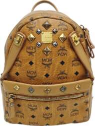 [Pre-Owned] Monogram Side Studded Canvas Backpack