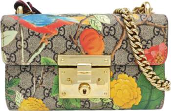 [Pre-Owned] Padlock Small Multicolor Coated Canvas
