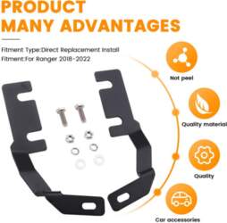 A-Pillar Light Mounting Bracket For Ford
