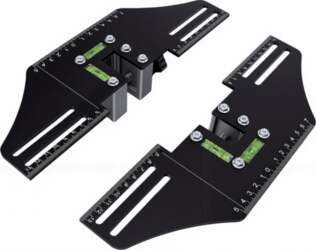 Aluminum Elevator Double Line Guide Ruler