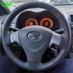 Artificial Leather Braid Car Steering Wheel