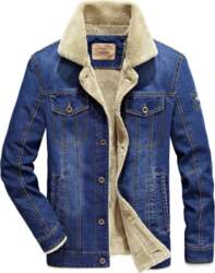 Autumn Winter Long Sleeve Denim Jacket