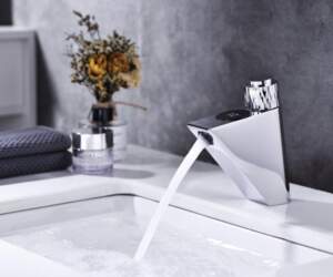 Bathroom LED Digital Display Basin Faucet
