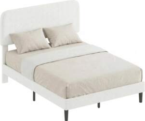 Bed Frame 140x190cm with Base, Adjustable