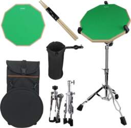 Beginner 12-inch Practice Drum Pad Set