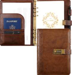 CAGIE System Planner A5 Lockable Notebook