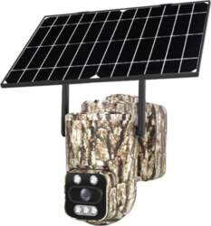 Camouflage Wireless Solar Camera with Remote