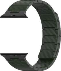 Carbon Fiber Strap+PC Case For Apple
