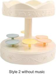 Carousel Automatic Rotating Cake Machine Lights