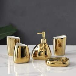 Ceramic Bathroom Accessory Set Luxury Bathroom