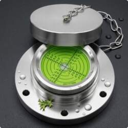 Circular Level with Cover High Precision