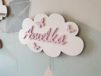 Cloud night light with name +