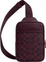 Coach Adjustable Shoulder Strap Zipper Closure