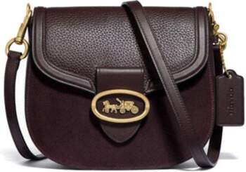 Coach Kat Pebble Grain Flap Leather