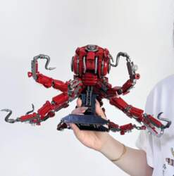 Creative Mechanical Octopus Animal Building Blocks