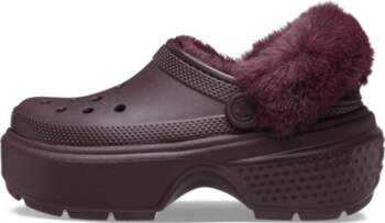 Crocs Stomp Lined Clogs `Dark Cherry`
