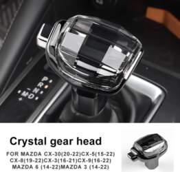 Crystal Gear Shift Knob Cover for