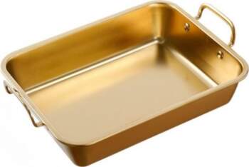 Deep Baking Sheet Stainless Steel Rectangular