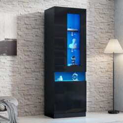 Display Cabinet with LED Lighting, Standing