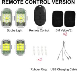 Donwof Car Strobe Light M3 Motorcycle