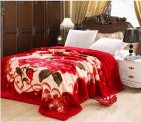 Double Layer Winter Thick Raschel Mink