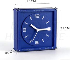 Double Sided Corner Wall Clock Punch