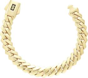 EDGE Plain Lock Monaco Chain Men`s