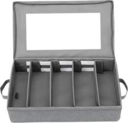 Flatware Storage Box With Zipper Lid