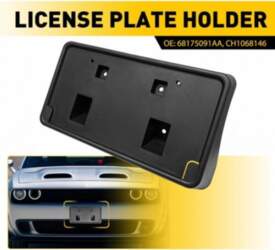 Front Fog Lights License Plate Bracket