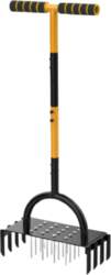 Garden Aerating Tool Featuring T Handle