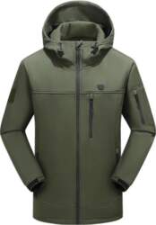 Heated Hooded Soft Shell Jacket -