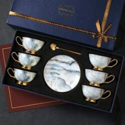 High-End Exquisite Coffee Cup Set British