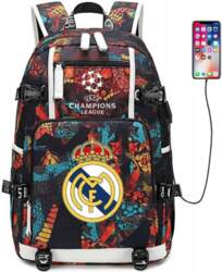 Large capacity schoolbag with shoulder strap
