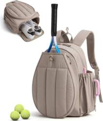 Large Capacity Tennis Backpack 20L Adjustable