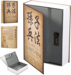 Large Decorative Book Safe with Combination