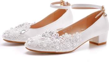 Large Size 3 Cm Square Heel
