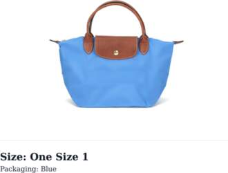 LONGCHAMP Le Pliage Polyamide Dumpling Bag
