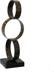 Loop Sculpture with Base Openwork Geometric