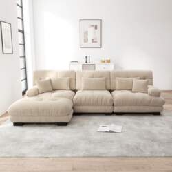 Luxurious Modular Corner Sofa - Oversized