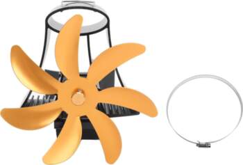 Malkas krāsns ventilators caurule kamīna ventilators