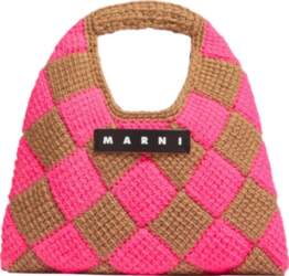Marni Market Letter Patch Geometric Pattern