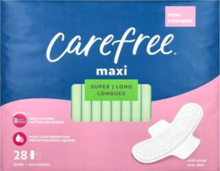 Maxi, super long pad, with wings