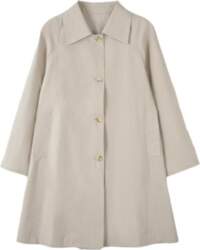 Medium and long single-breasted trench coat
