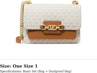 MICHAEL KORS Artificial Leather Envelope Bag