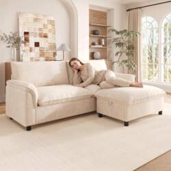 Modular Cloud Sectional Sofa, Corner Sofa