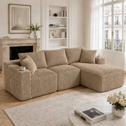 Modular Sofa Set with Chaise Longue
