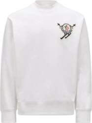 Moncler FW24 Logo Patch Crew Neck