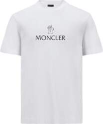 Moncler Logo Print Patch Round Neck