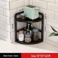 Multi-layer Kitchen Corner Spice Rack for